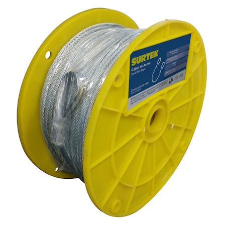 Surtek Steel Wire Rope 7X7 3/16 in.X75M CA116